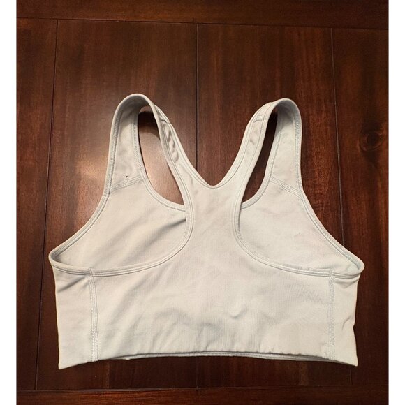 Nike Dri-Fit Womens Sports Bra Size L Light Blue Unpadded - Picture 5 of 7